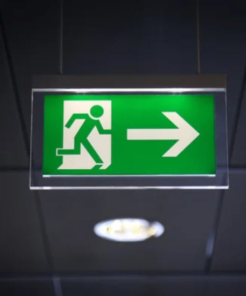 Emergency lighting signages