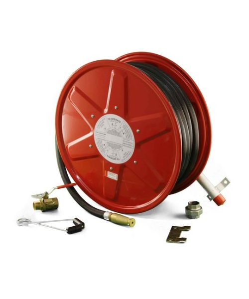 First Aid Swinging hose reel with nozzle