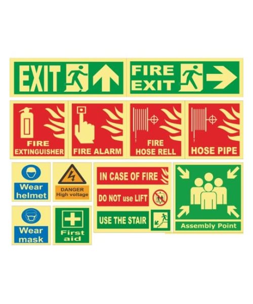 emergency signages